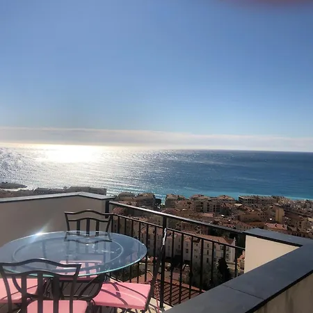 Mini-villa Seaviews By Jenni Calme,vue Féérique,immense Terrasse Et Parking Privé à 5 Minutes Du Coeur De * Menton
