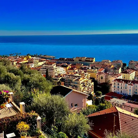 Mini-villa Seaviews By Jenni Calme,vue Féérique,immense Terrasse Et Parking Privé à 5 Minutes Du Coeur De * Menton